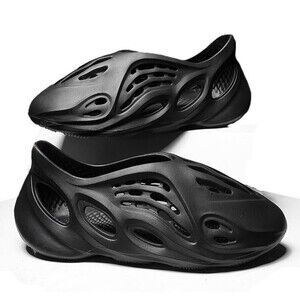 Mens's Foam Slipon Clogs Orthopedic Arch support shoes Slippers Size 39 EU Black